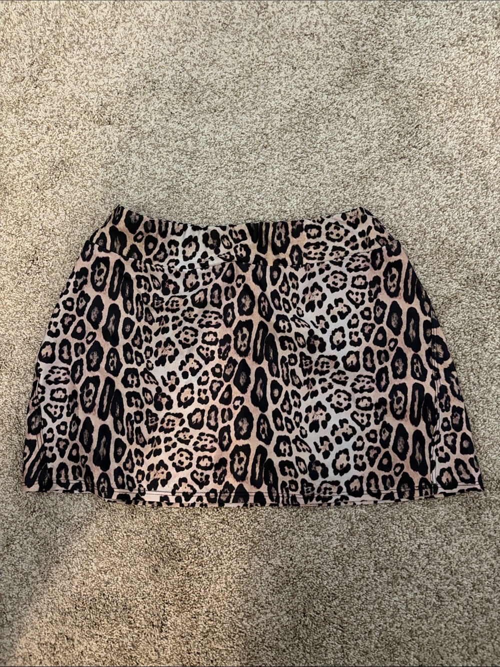 Onzie Leopard Print Athletic Skort
